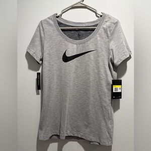Nike Women's Heather Gray Short Sleeve Tee